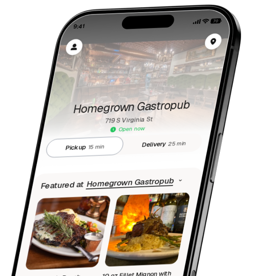 Homegrown Gastropub app preview