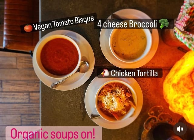 Four Cheese Broccoli Cheddar Soup.