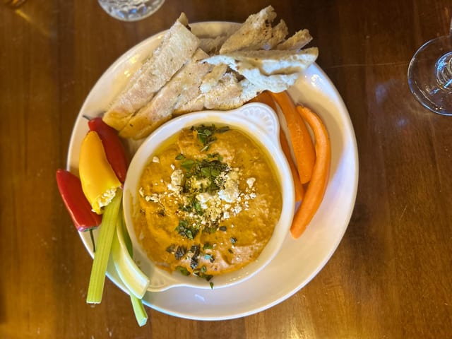 Roasted Garlic Hummus.