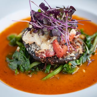 Vegetarian Portobello Mushroom Stack