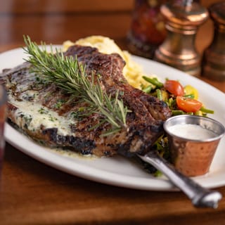 Grilled Harris Ranch 22oz Natural Bone-In Ribeye Steak